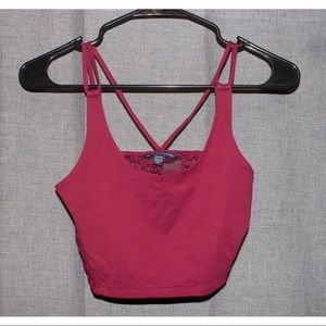 AE Lace Back Crop Top